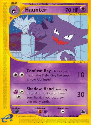 Haunter (63)/144 Common Reverse Holofoil