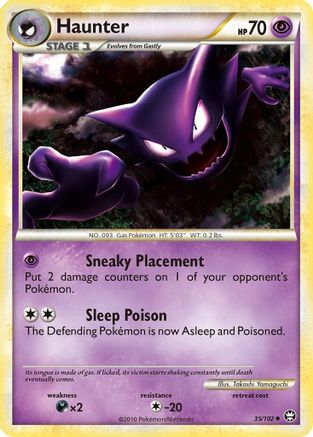 Haunter (35)/102 Uncommon Reverse Holofoil
