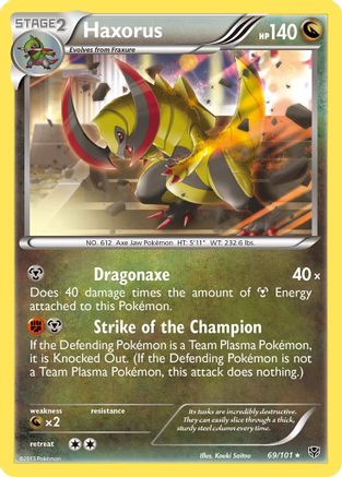 Haxorus (69)/101 Holo Rare Holofoil