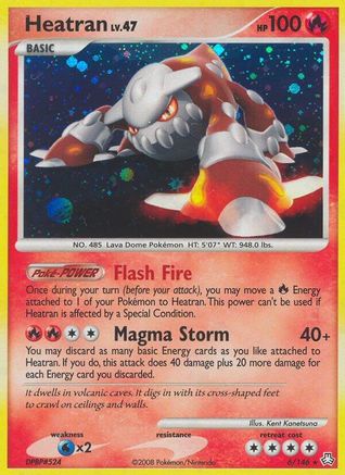 Heatran (6) (6)/146 Holo Rare Holofoil
