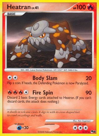 Heatran (1)/17 Rare Holofoil