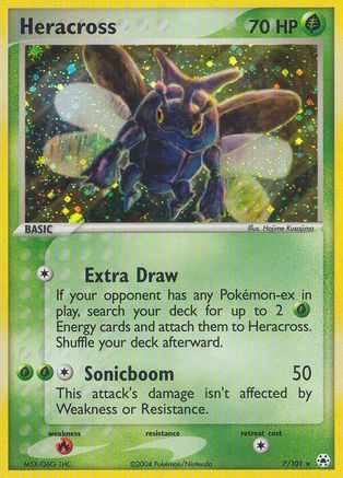 Heracross (7)/101 Holo Rare Reverse Holofoil