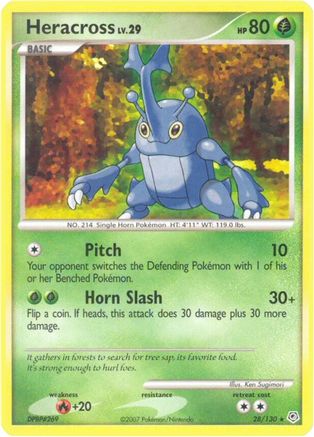 Heracross (28)/130 Rare Reverse Holofoil