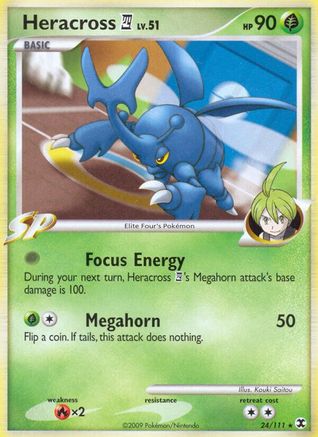 Heracross E4 (24)/111 Rare Reverse Holofoil