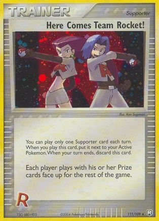 Here Comes Team Rocket! (111)/109 Secret Rare