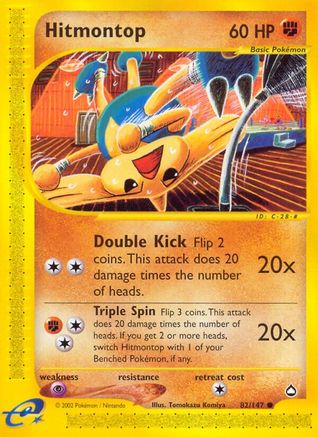 Hitmontop (82)/147 Common Reverse Holofoil