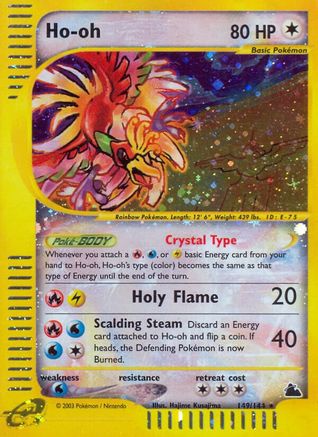 Ho-oh (149)/144 Secret Rare Reverse Holofoil