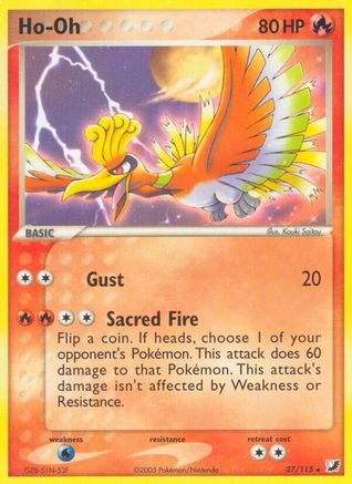 Ho-Oh (27)/115 Rare Reverse Holofoil