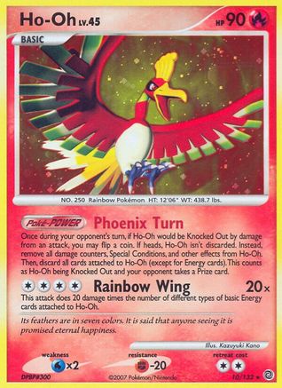 Ho-Oh (10)/132 Holo Rare Reverse Holofoil