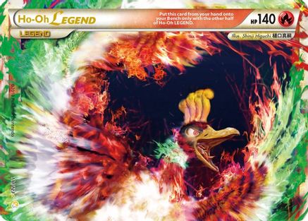 Ho-Oh Legend (Top) (111)/123 Ultra Rare Holofoil