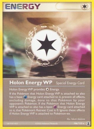 Holon Energy WP (106)/113 Rare Reverse Holofoil