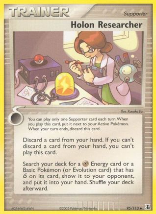 Holon Researcher (95)/113 Uncommon Reverse Holofoil
