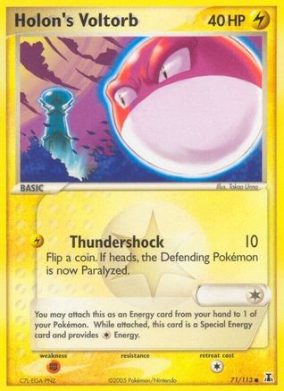 Holon's Voltorb (71)/113 Common Reverse Holofoil