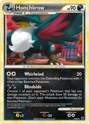 Honchkrow (15) (15)/90 Rare