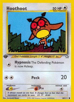 Hoothoot (60)/111 Common 1st Edition