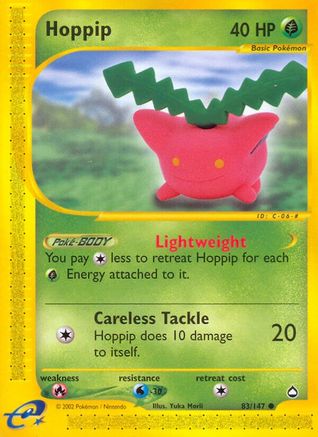 Hoppip (83)/147 Common Reverse Holofoil