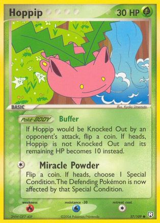 Hoppip (57)/109 Common Reverse Holofoil