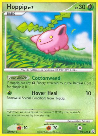 Hoppip (90)/132 Common Reverse Holofoil