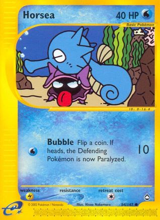 Horsea (84) (84)/147 Common Reverse Holofoil