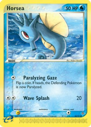 Horsea - 58/97 (58)/97 Common Reverse Holofoil