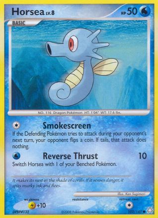 Horsea (102)/146 Common Reverse Holofoil