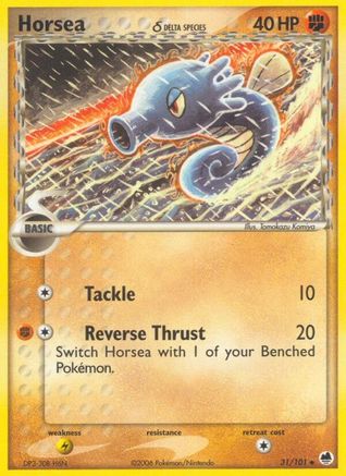 Horsea - 031/101 (Delta Species) (31)/101 Uncommon Reverse Holofoil