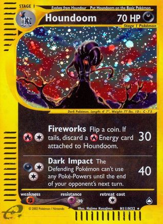 Houndoom (H11) (H11)/147 Holo Rare Holofoil