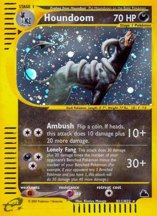 Houndoom (H11) (H11)/144 Holo Rare Holofoil