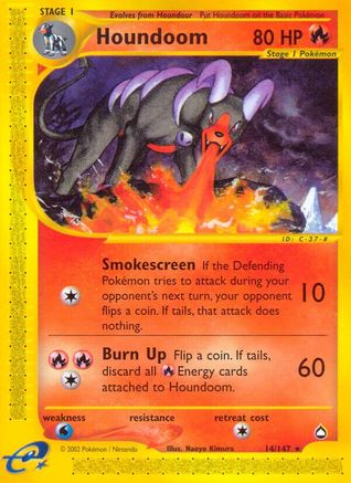Houndoom (14) (14)/147 Rare Reverse Holofoil