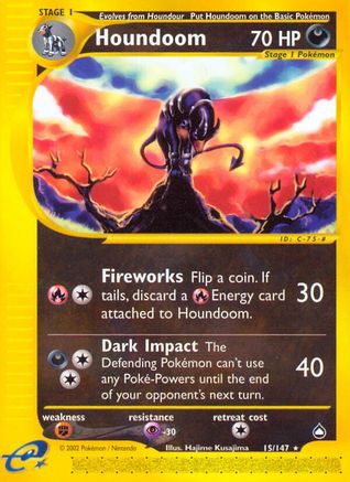 Houndoom (15) (15)/147 Rare Reverse Holofoil