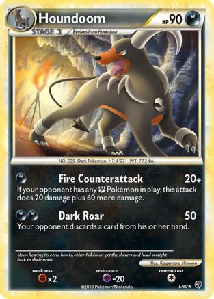 Houndoom (5)/90 Holo Rare Holofoil