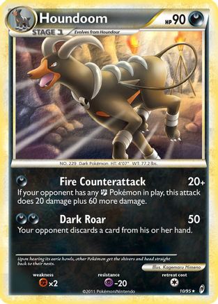 Houndoom (10)/95 Holo Rare Reverse Holofoil