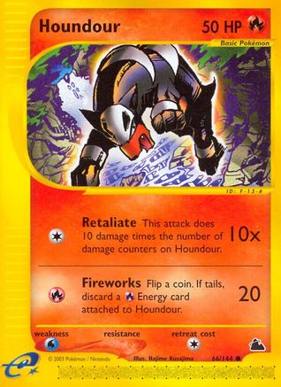 Houndour (66)/144 Common Reverse Holofoil
