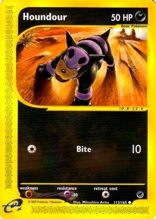 Houndour (113)/165 Common Reverse Holofoil