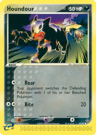 Houndour (59)/97 Common Reverse Holofoil