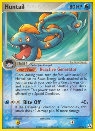 Huntail (18)/92 Rare Reverse Holofoil