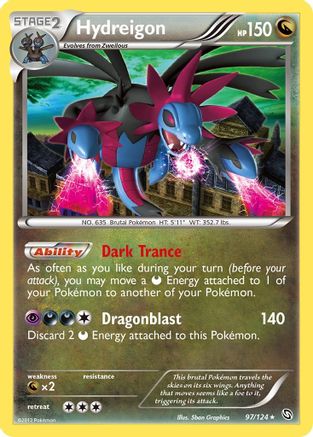 Hydreigon (97) (97)/124 Holo Rare Holofoil