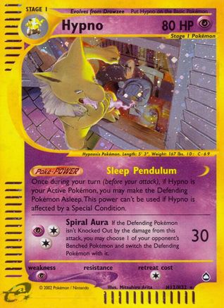 Hypno (H12) (H12)/147 Holo Rare Holofoil