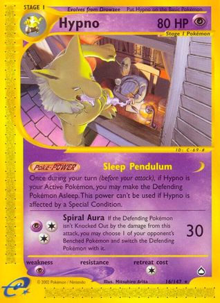 Hypno (16)/147 Rare Reverse Holofoil