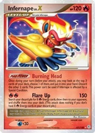 Infernape LV.X (121)/130 Ultra Rare Holofoil