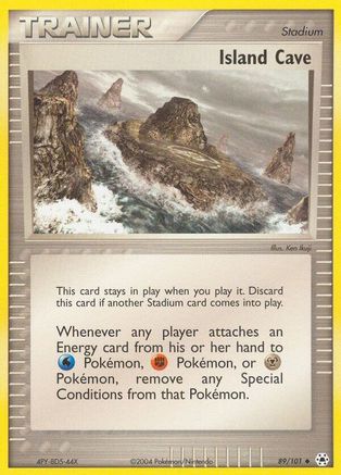 Island Cave (89)/101 Uncommon Reverse Holofoil
