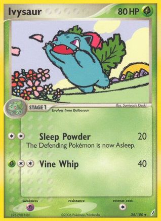 Ivysaur - 034/100 (34)/100 Uncommon