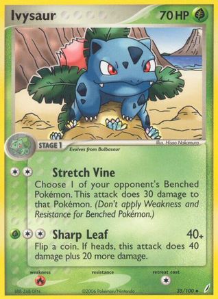 Ivysaur - 035/100 (35)/100 Uncommon Reverse Holofoil