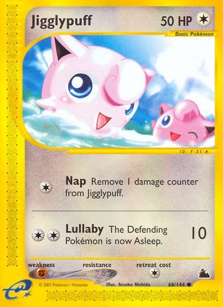 Jigglypuff (68)/144 Common Reverse Holofoil