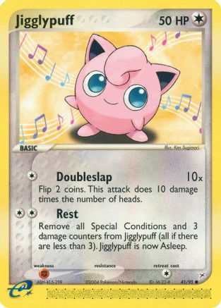 Jigglypuff (41)/95 Common Reverse Holofoil