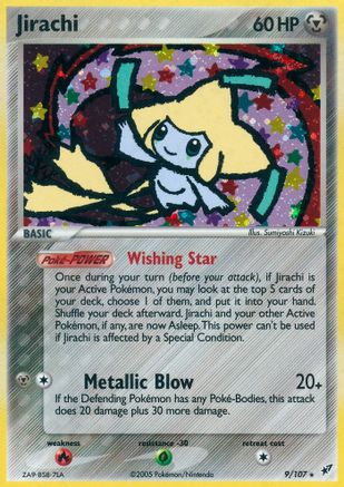 Jirachi (9)/107 Holo Rare Reverse Holofoil