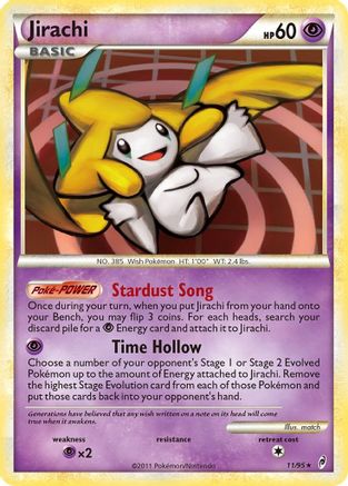 Jirachi (11)/95 Holo Rare Reverse Holofoil