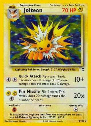 Jolteon (14)/110 Holo Rare Reverse Holofoil