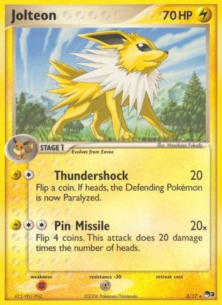 Jolteon (3)/17 Rare Holofoil