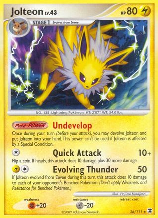 Jolteon (26)/111 Rare Reverse Holofoil